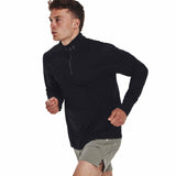 Under Armour Qualifier Run 1/4 Zip chandail de course à pied pour homme - Black / Reflective