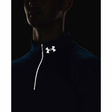 Under Armour Qualifier Run 1/4 Zip chandail de course à pied pour homme - Varsity Blue / Reflective