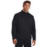UA Armour Fleece 1/4 Zip haut pour homme - Noir / Noir