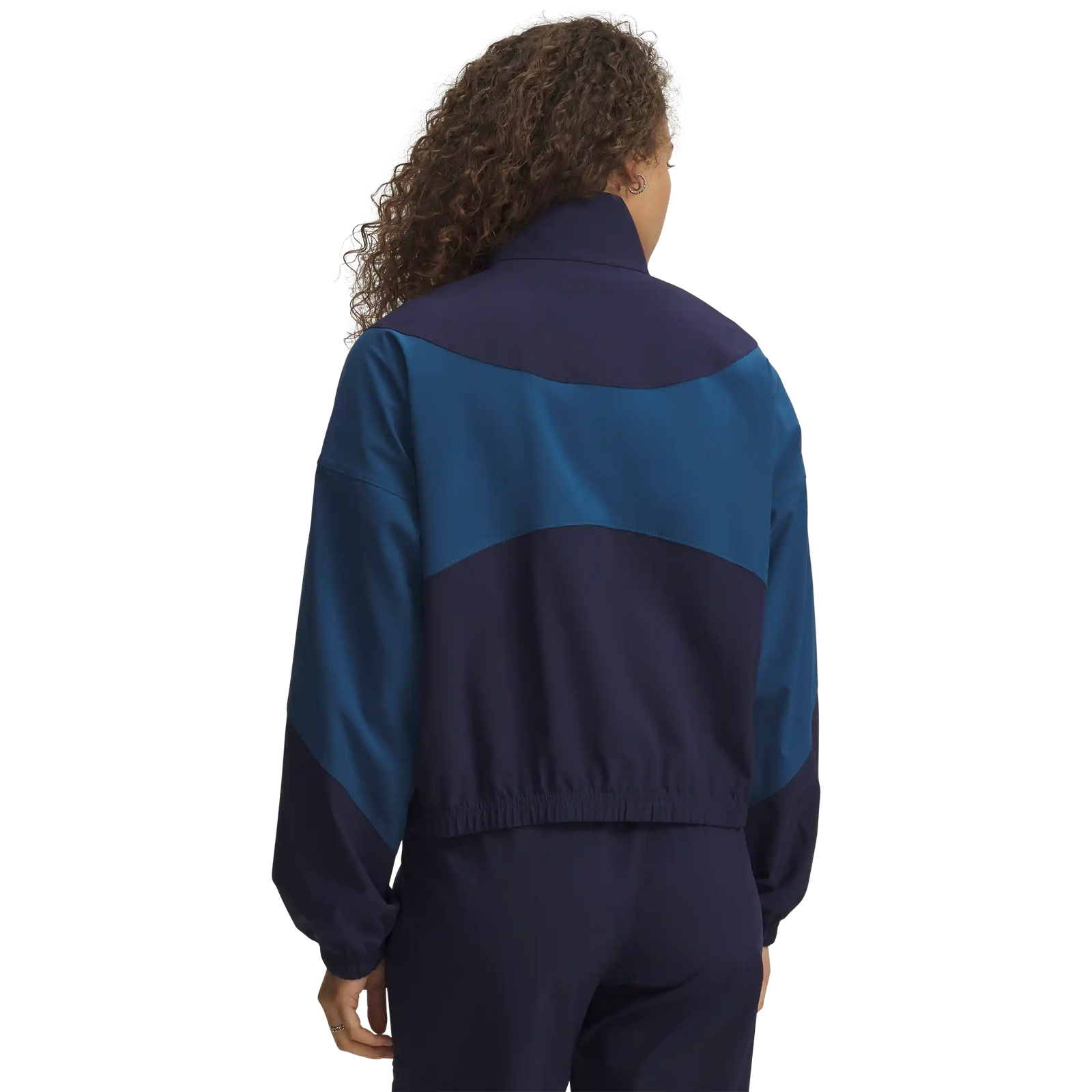Under Armour Rival Jacket femme - Wham Blue / Midnight Navy / White