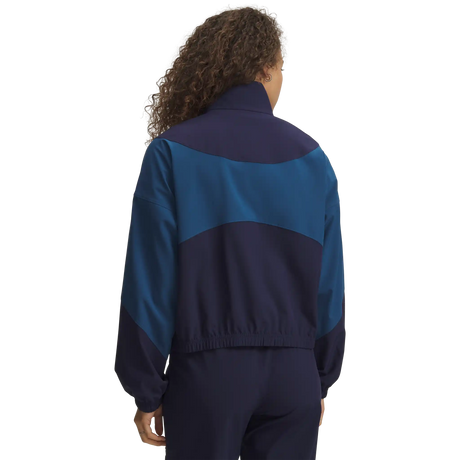 Under Armour Rival Jacket femme - Wham Blue / Midnight Navy / White