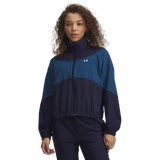 Under Armour Rival Jacket femme - Wham Blue / Midnight Navy / White