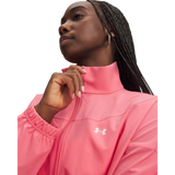Under Armour Rival Jacket femme - Bittersweet Pink / White
