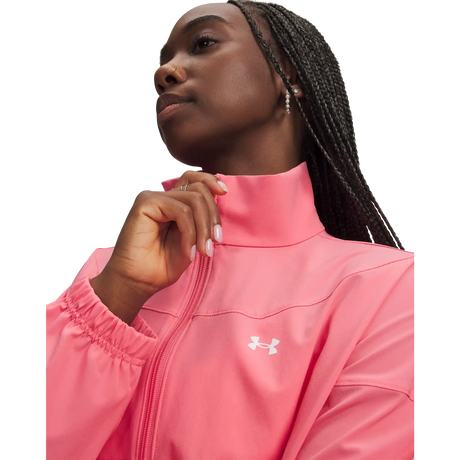 Under Armour Rival Jacket femme - Bittersweet Pink / White