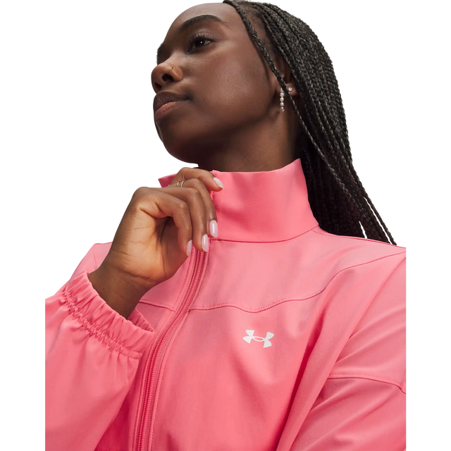 Under Armour Rival Jacket femme - Bittersweet Pink / White