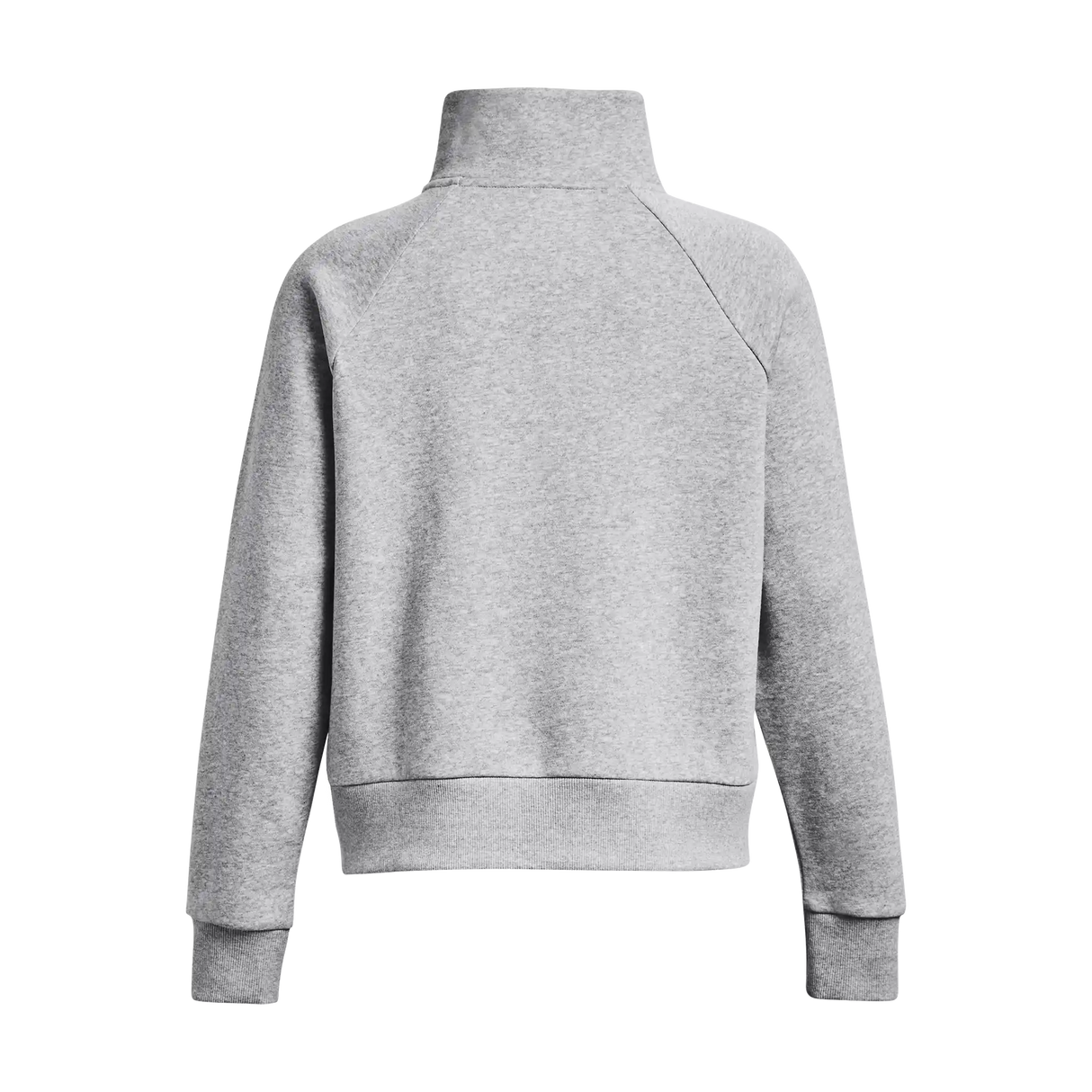 UA Rival 1/2 Zip chandail en molleton femme - Mod Grey Light Heather / White