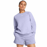 UA Rival Fleece Crew chandail en molleton femme - Celeste