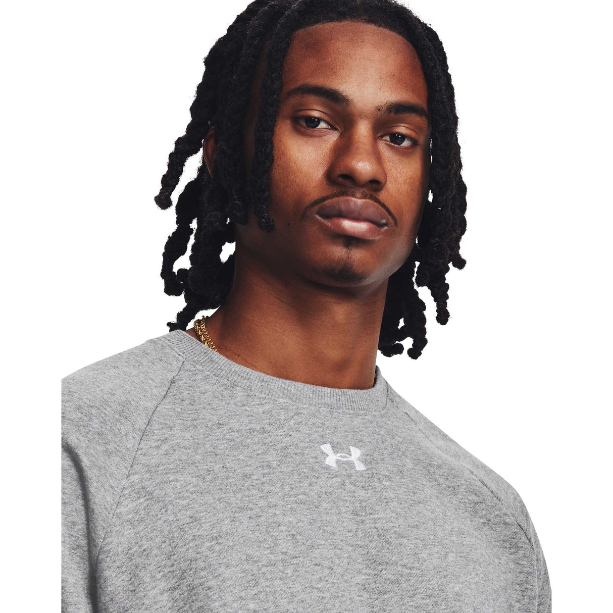 UA Rival Fleece Crew Sweater for Men