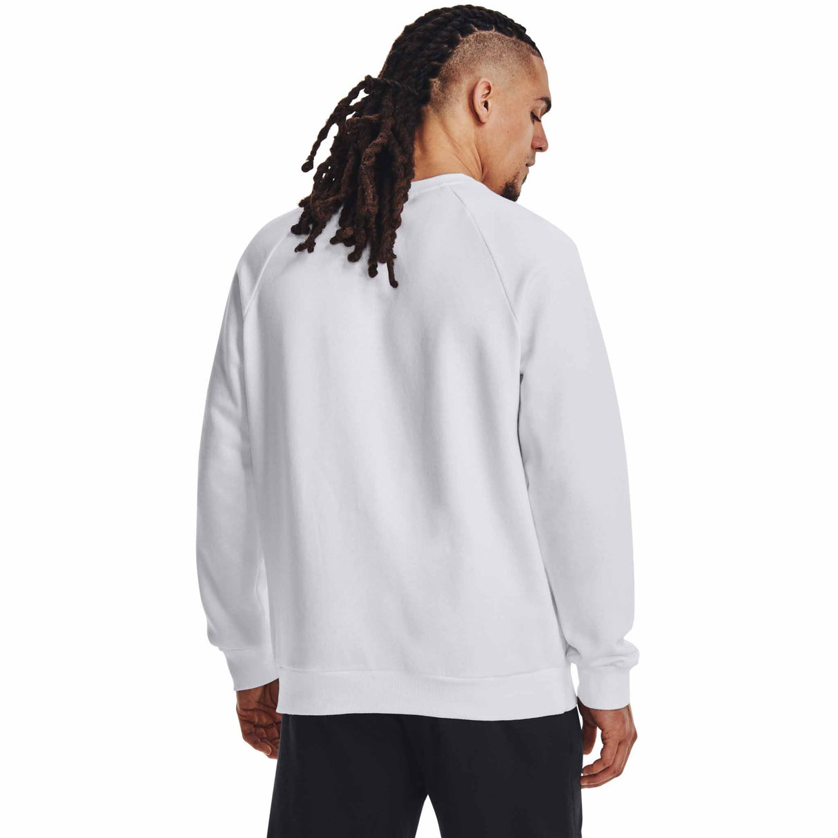 Under Armour Rival Fleece Crew chandail pour homme - White