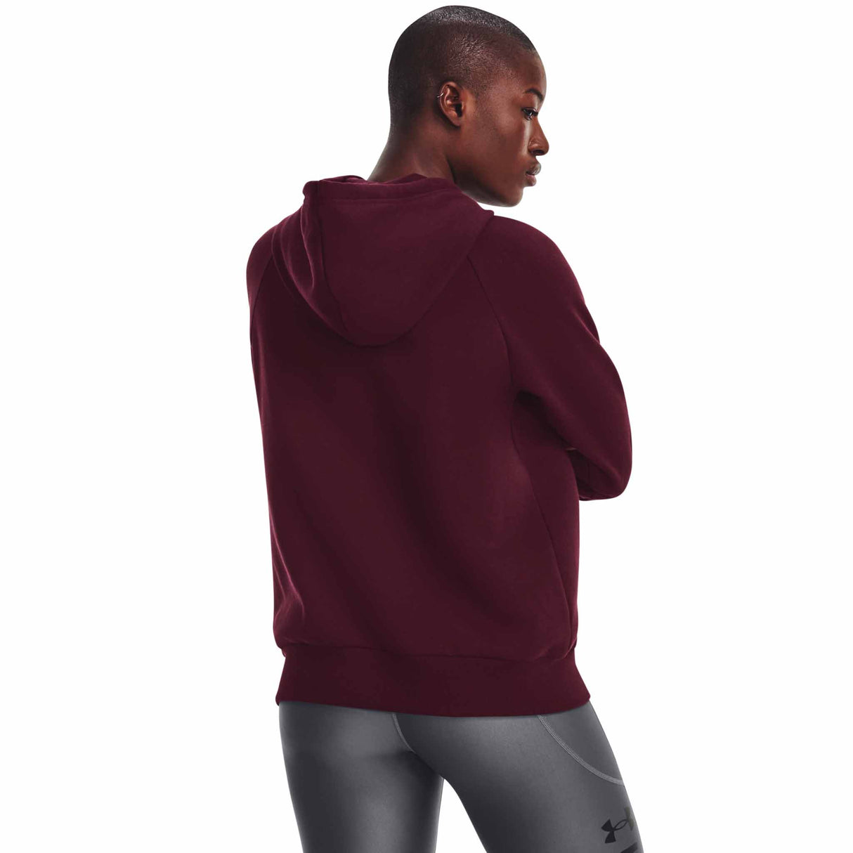 Under Armour Rival Fleece Hoodie chandail en molleton à capuche femme - Dark Maroon