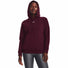 Under Armour Rival Fleece Hoodie chandail en molleton à capuche femme - Dark Maroon