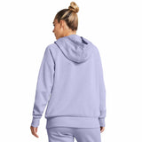 UA Rival Fleece Hoodie chandail en molleton à capuche femme - Celeste / White