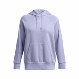 UA Rival Fleece Hoodie chandail en molleton à capuche femme - Celeste / White