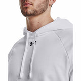 Under Armour Rival Fleece Hoodie sweatshirt à capuchon pour homme - White