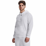 Under Armour Rival Fleece Hoodie sweatshirt à capuchon pour homme - White