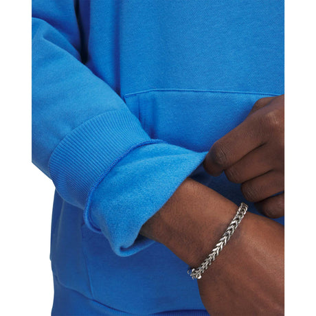 Under Armour Rival Fleece Hoodie sweatshirt à capuchon pour homme details revers- Blue Atlantis