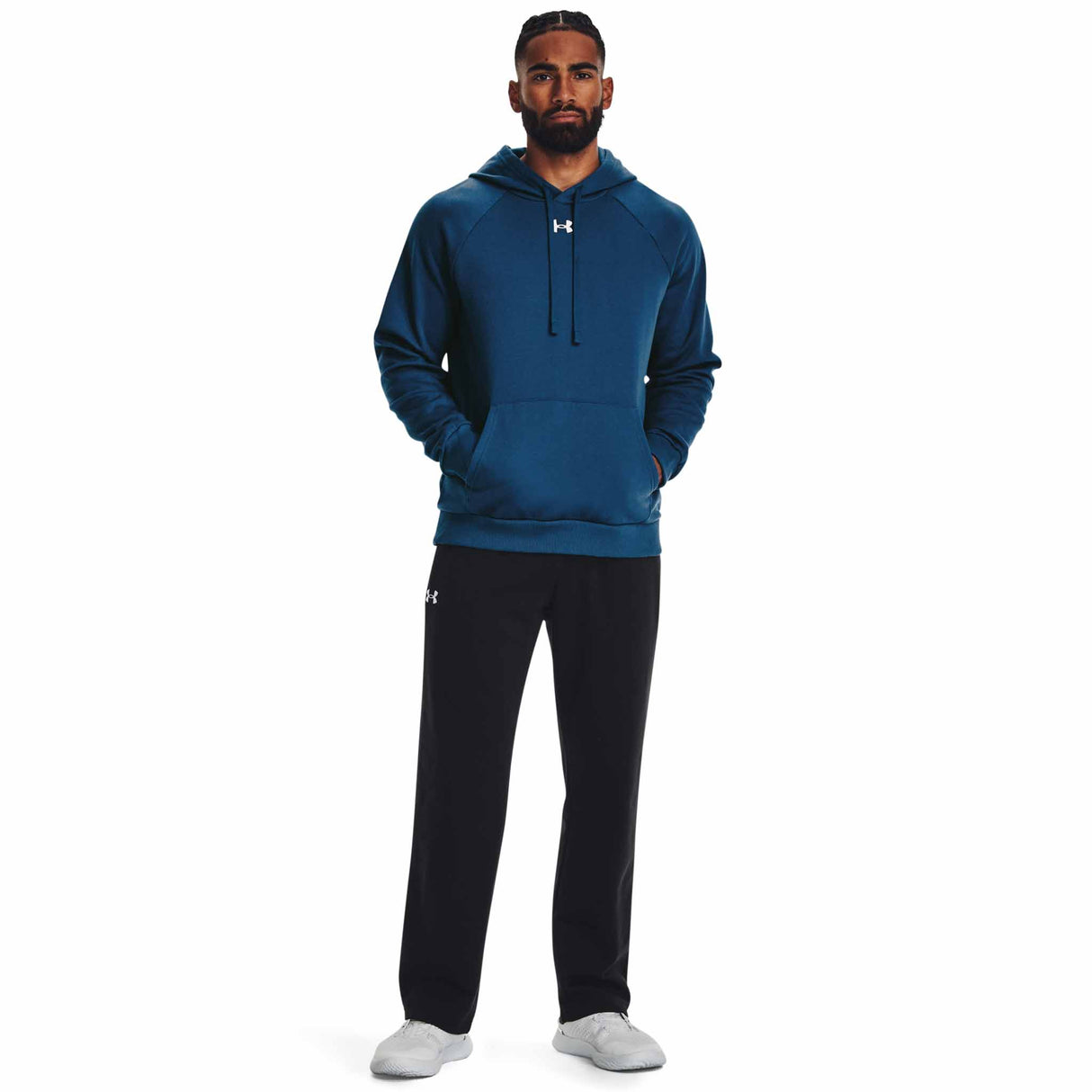 Under Armour Rival Fleece Hoodie sweatshirt à capuchon pour homme - Varsity Blue