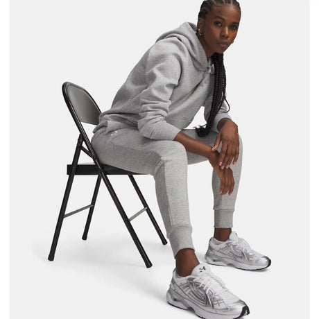 Under Armour UA Rival Fleece Joggers femme - Gris pâle chiné / Blanc