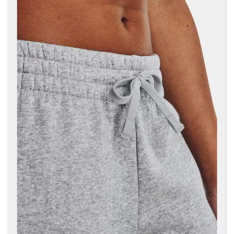 Under Armour UA Rival Fleece Joggers femme - Gris pâle chiné / Blanc