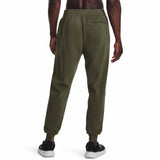 Under Armour Rival Fleece Joggers en molleton pour homme dos live - Marine OD Green / White