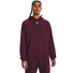 UA Rival Fleece Hoodie sweatshirt à capuchon homme - marron / blanc