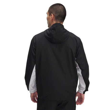 Under Armour Rival coupe-vent pour homme dos - Noir / Blanc