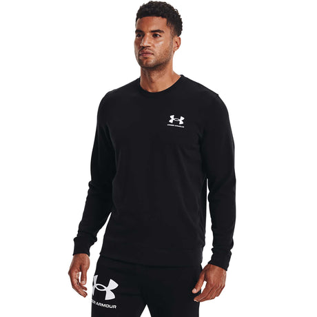 Under Armour Rival chandail manches longues homme face live - Black / Onyx White
