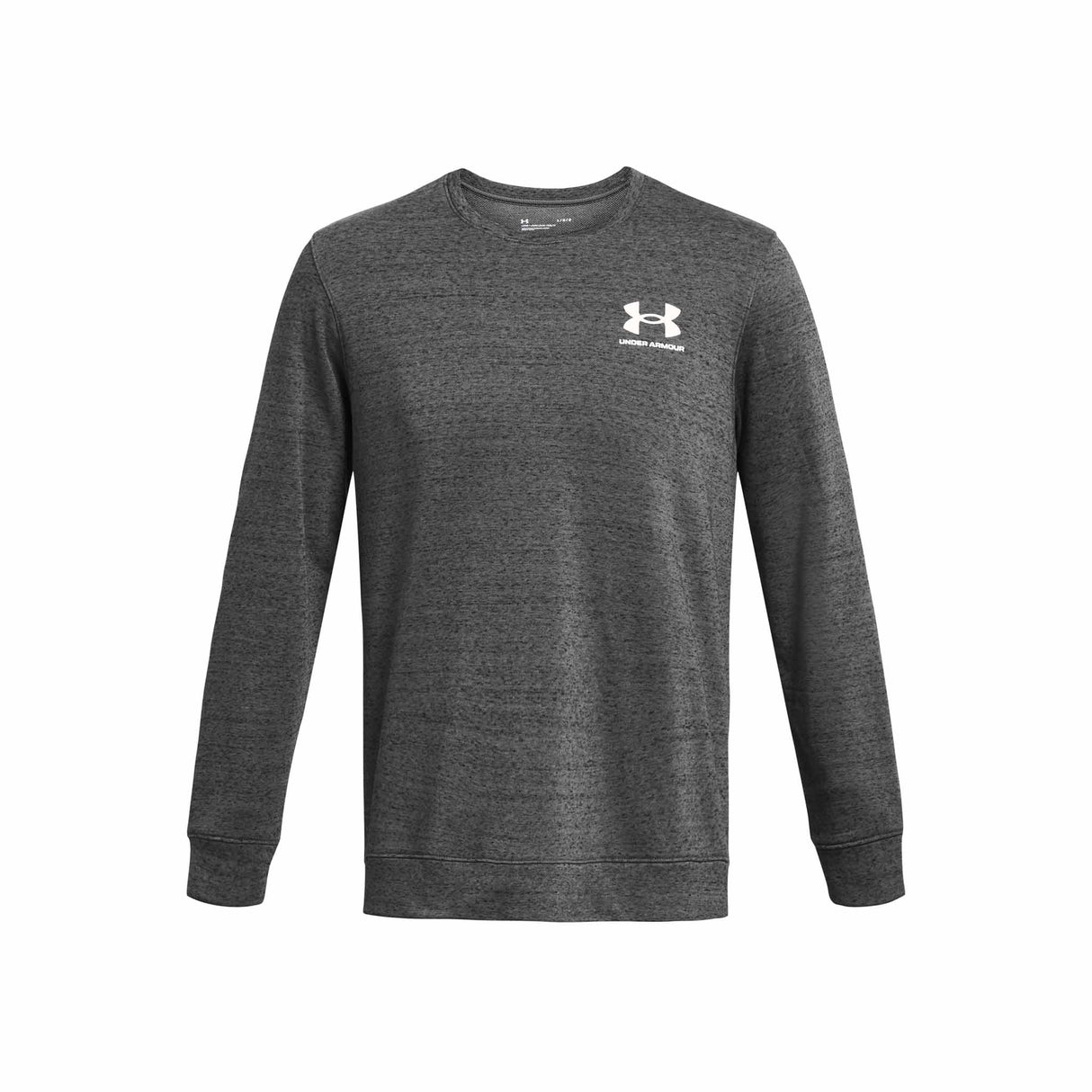 Under Armour Rival chandail manches longues homme - Castlerock Light Heather / Onyx White