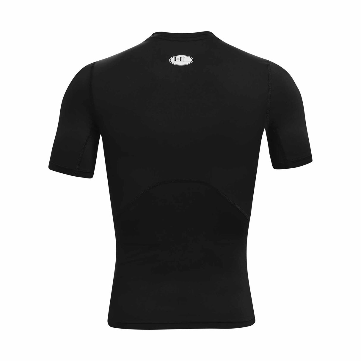UA HeatGear Armour - T-shirt à manches courtes homme dos- noir / blanc