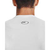UA HeatGear Armour - T-shirt à manches courtes homme col- blanc / noir