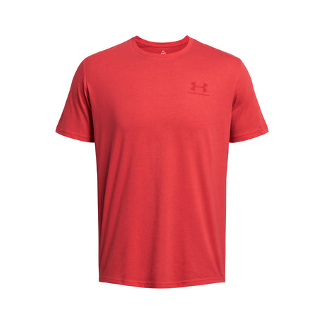 UA Sportstyle - T-shirt à manches courtes avec logo à gauche homme - Red Solstice / Red