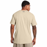 Under Armour Sportstyle t-shirt à manches courtes homme dos live -Khaki Base / Black