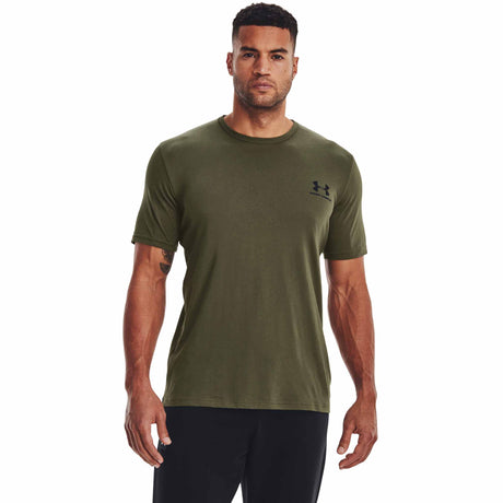 Under Armour Sportstyle t-shirt à manches courtes homme face live -Marine OD Green / Black