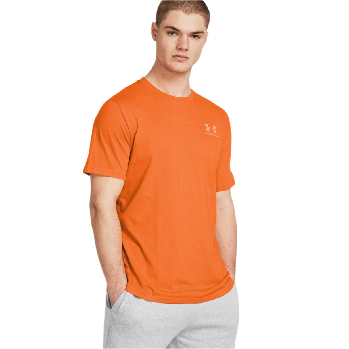 Under Armour Sportstyle t-shirt à manches courtes homme face live - Atomic / White