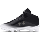 Under Armour Spotlight Franchise 4.0 RM JR chaussures de football enfant lateral - noir / blanc