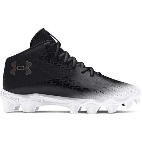 Under Armour Spotlight Franchise 4.0 RM JR chaussures de football enfant - noir / blanc