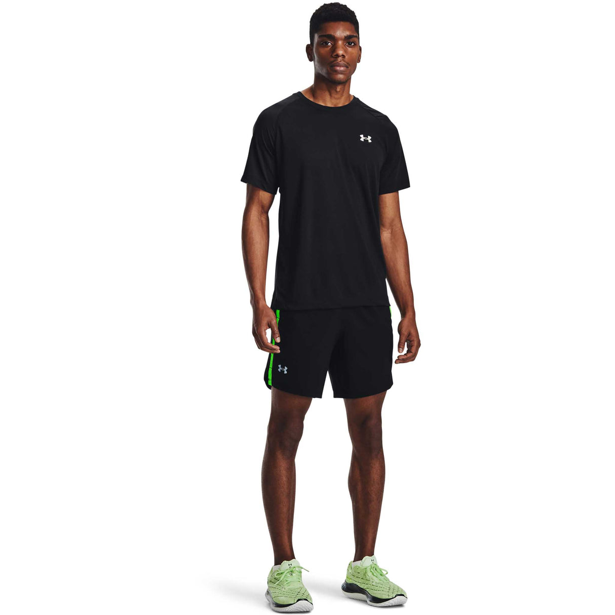 Under Armour Streaker Run t-shirt de course à pied à manches courte homme live - noir / refléchissant