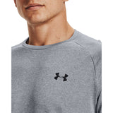 UA Tech 2.0 t-shirt à manches courtes hommes col- acier clair chiné / noir