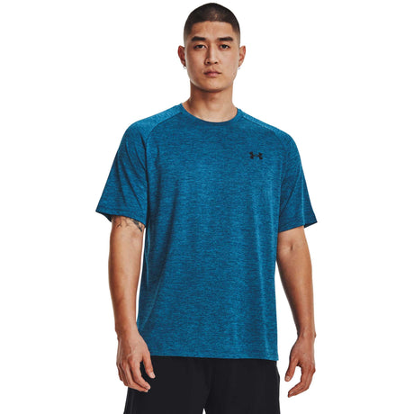 UA Tech 2.0 t-shirt à manches courtes hommes - bleu varsity / noir
