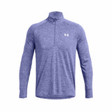 UA Tech 2.0 Half Zip chandail de course à pied pour homme - Starlight / White