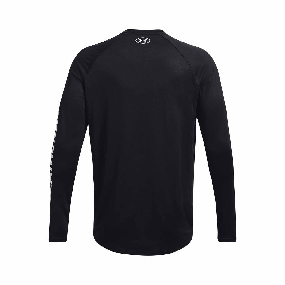 Under Armour Tech Print Fill Long Sleeve t-shirt de course pour homme - Black / White