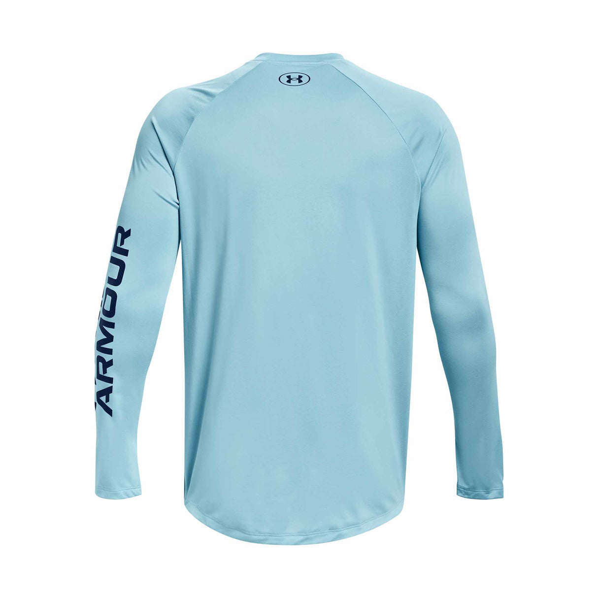 Under Armour Tech Print Fill Long Sleeve t-shirt de course pour homme - Blizzard / Academy