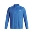 Under Armour Tech haut texturé à 1/2 zip  homme - Blue Atlantis