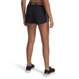 Under Armour Tech Play Up short 8 cm femme - Noir / Blanc