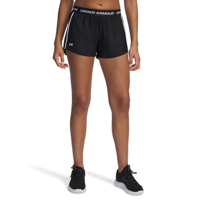 Under Armour Tech Play Up short 8 cm femme - Noir / Blanc