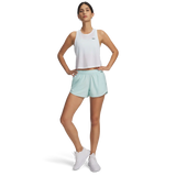 Under Armour Tech Play Up short 8 cm femme - Refresh Mint AFS  / Deprecated White