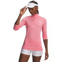 Under Armour Tech Half Zip Twist chandail de course à pied pour femme - Bittersweet Pink / White