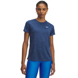 Under Armour Tech Twist T-shirt à manches courtes femme - Bleu Atlantis / Blanc