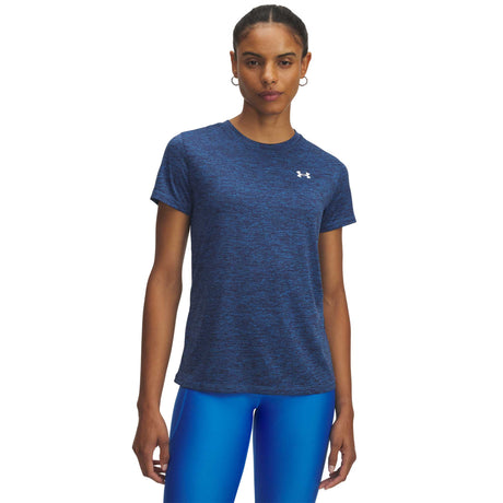 Under Armour Tech Twist T-shirt à manches courtes femme - Bleu Atlantis / Blanc