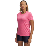 Under Armour Tech Twist T-shirt à manches courtes pour femme - Super Pink / White